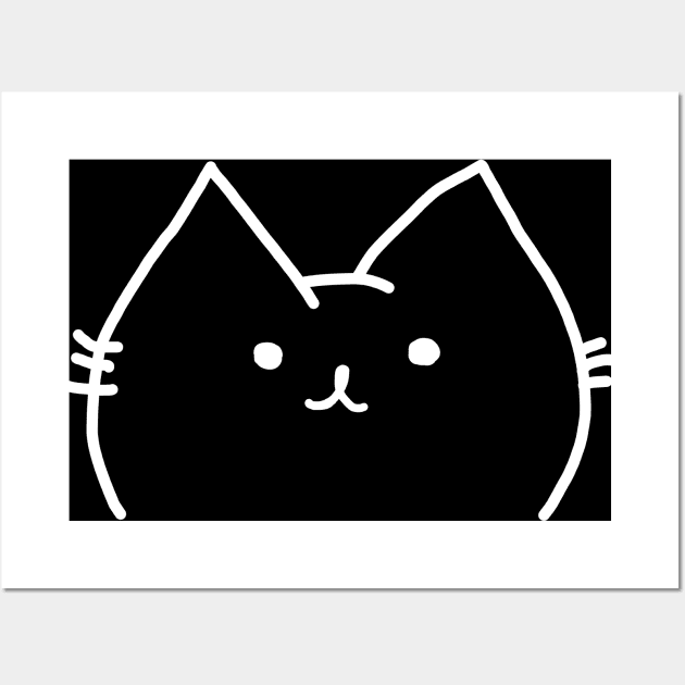 Cutty Cute Cat Wall Art by HectorVSAchille